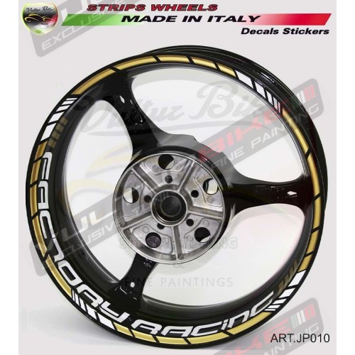 Fabrik Racing farbige Universal Aufkleber 