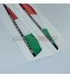 Drapeaux tricolores italiens en résine pour ailerons - Ducati Streetfighter V2 