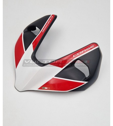 Adesivo cupolino design S CORSE rosso - Ducati Streetfighter V4 / V2 