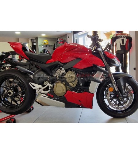 Carenados inferiores de carbono personalizados - Ducati Streetfighter V4 