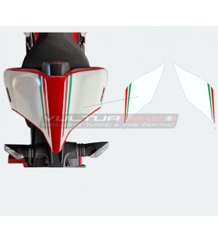 Tricolor stickers for tail - Ducati Panigale / Streetfighter V4 / V2