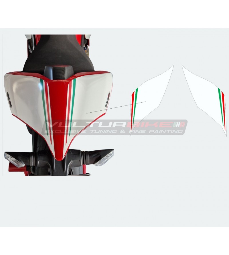 Autocollants tricolores pour la queue - Ducati Panigale / Streetfighter V4 / V2