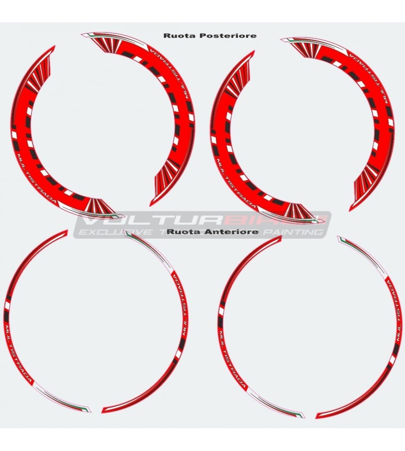Perfiles adhesivos para ruedas - Ducati Multistrada 1200/1260