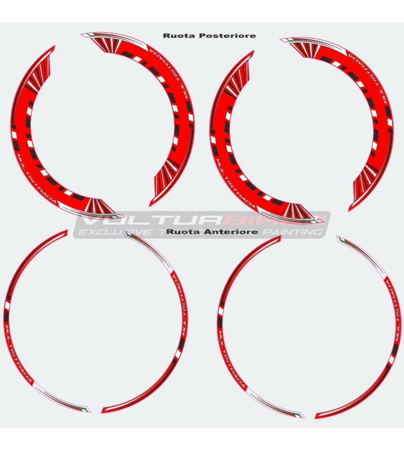 Perfiles adhesivos para ruedas - Ducati Multistrada 1200/1260 