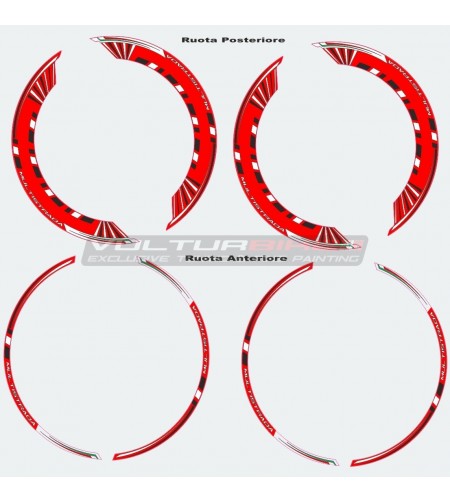 Adhesive profiles special kit for wheels - Ducati Multistrada 1200/1260 