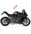 Weiße Tankseitenaufkleber - BMW S1000RR 2019 / 2022