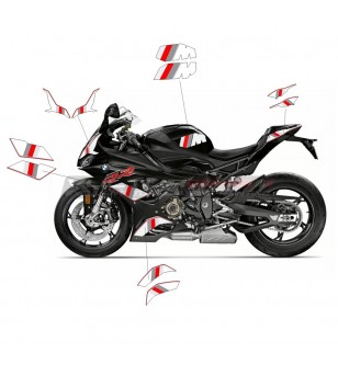 Red white stickers kit for...