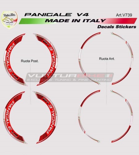 Adesivi per ruote - Ducati Panigale V4 / V4R / V2 