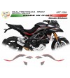 Motorbike stickers kit black - Ducati multistrada 1200/1200S 2010/2014 