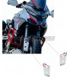 Kotflügelaufkleber aus Carbon Ducati Multistrada V4