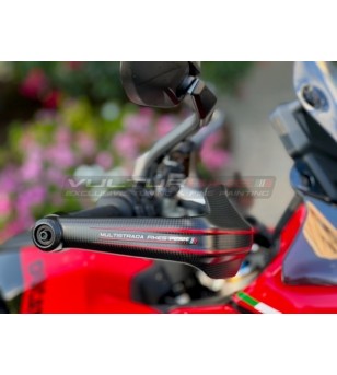 Protège-mains en carbone personnalisés - Ducati Multistrada V4 / V4S