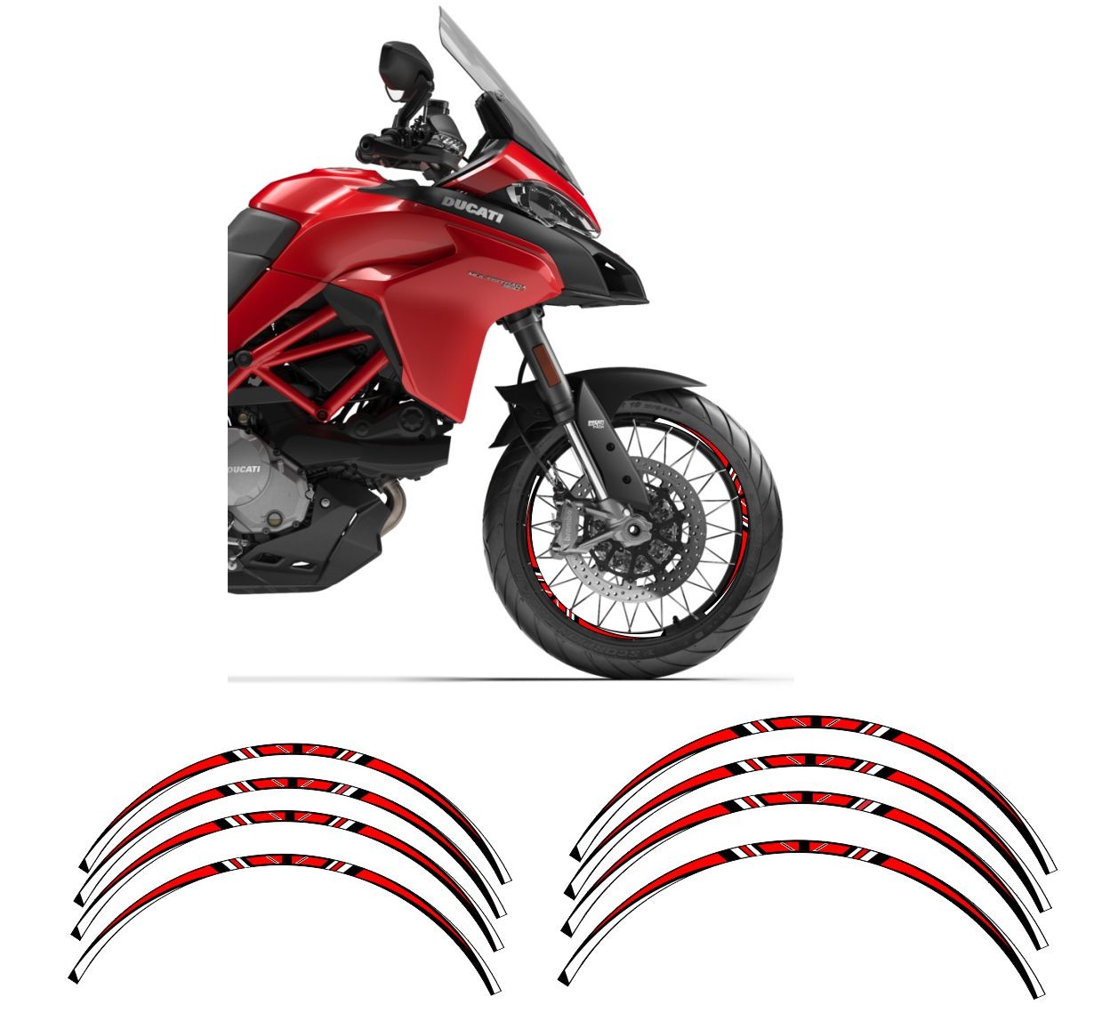 Universal wheel stickers design RBN