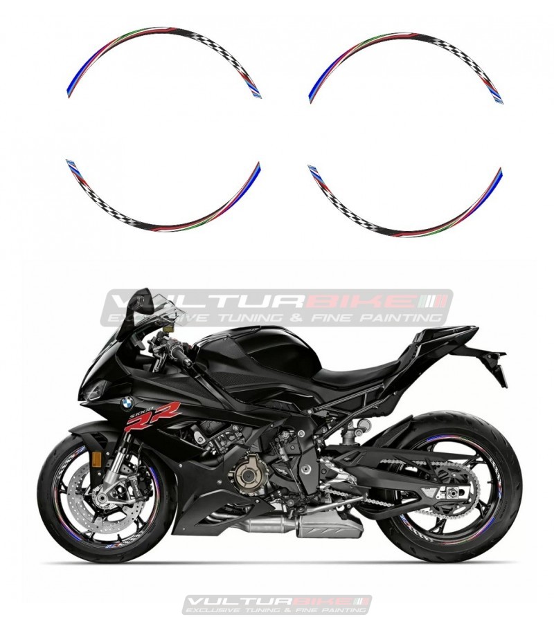 thumbnail interactive-video image 1 of LLL Reflective Lower Fairing Emblem Decal – For BMW S1000RR 2019-2023, Multicolor 1 of 6