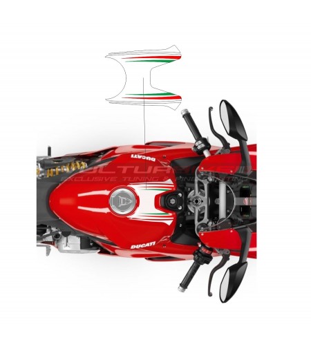 Autocollant tricolore pour réservoir - Ducati Panigale / Streetfighter V2