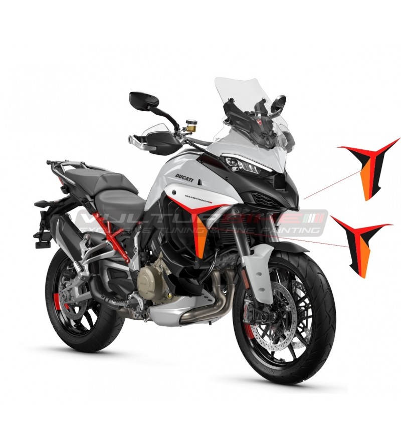 Adesivi per pannelli laterali new design - Ducati Multistrada V4
