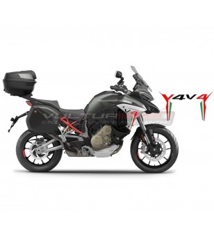 Pegatinas tricolores para paneles laterales - Ducati Multistrada V4