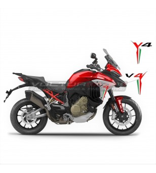 Pegatinas tricolores para paneles laterales - Ducati Multistrada V4