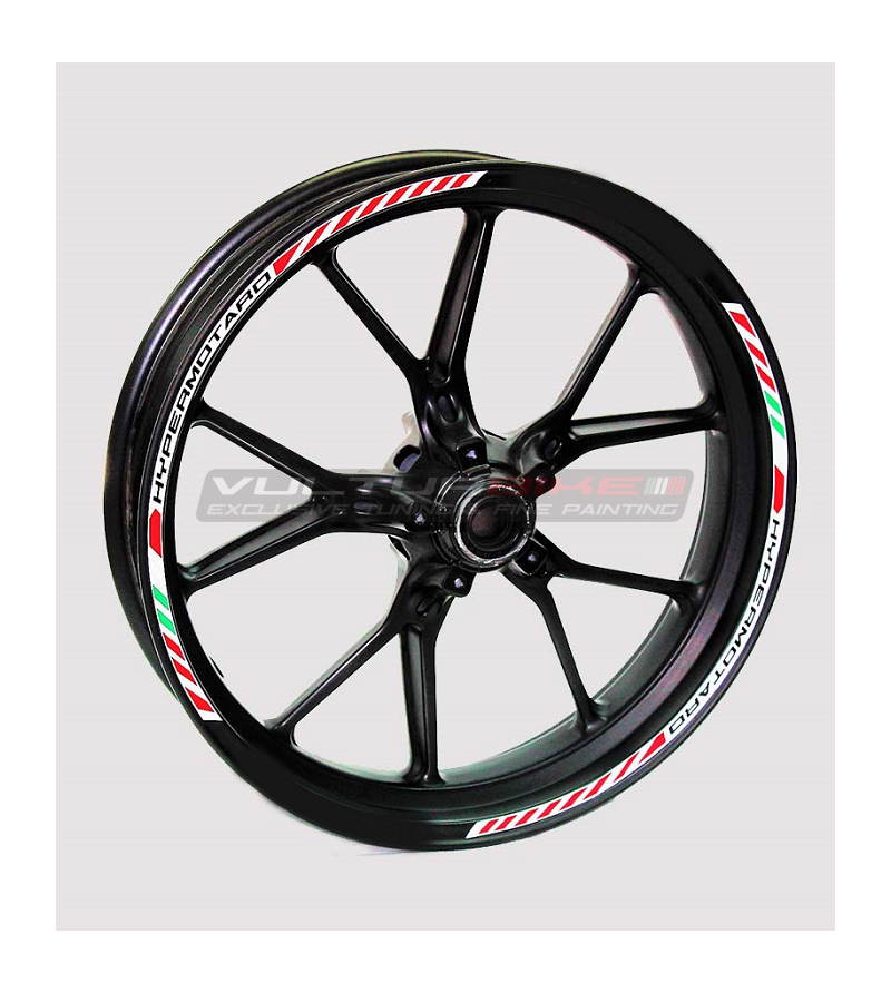 Stickers kit for Ducati Hypermotardwheels