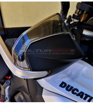 Smoked film for extended handguards - Ducati Multistrada V4