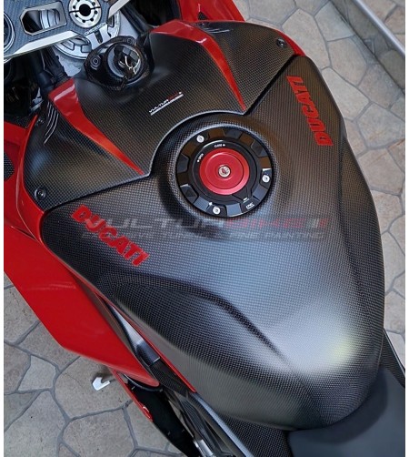Tapa de depósito de carbono - Ducati Panigale / Streetfighter V4 