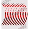 Pegatinas Rossoneri para ruedas de moto - Yamaha R6 