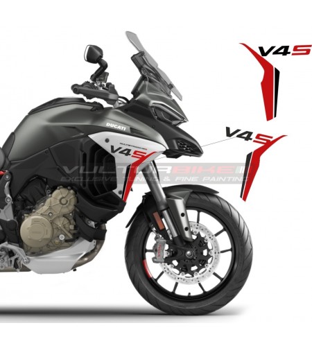 Adesivi per fianchetti design personalizzato - Ducati Multistrada V4S 