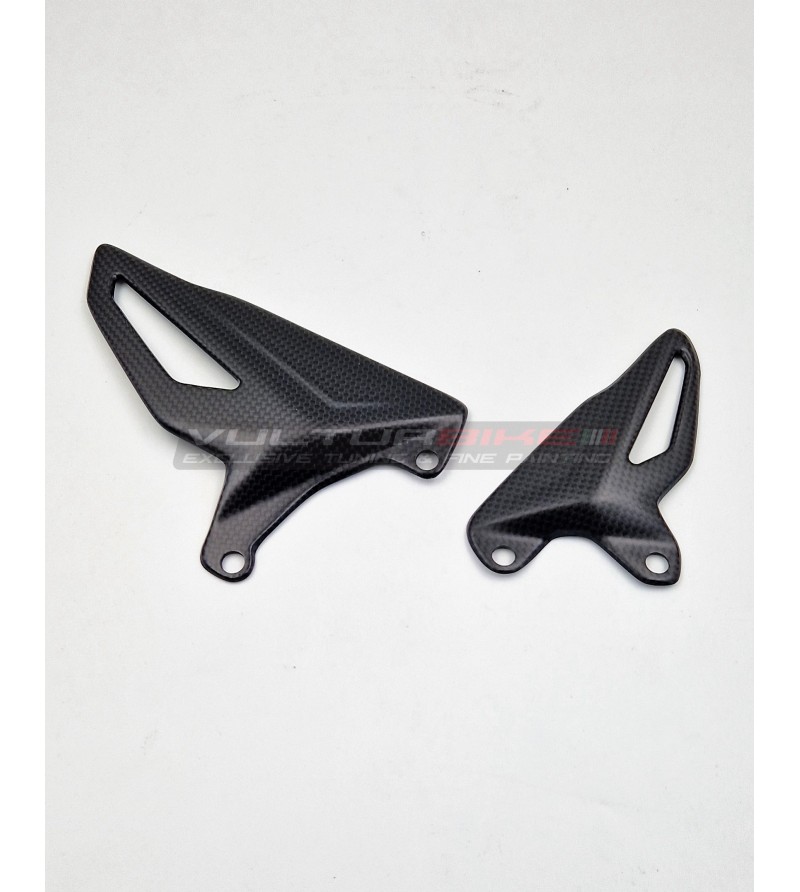 Carbon heel guard set - Ducati Panigale V4 / Streetfighter V4 / V2