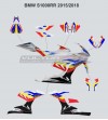 Kit completo adesivi multicolor design - BMW S1000RR