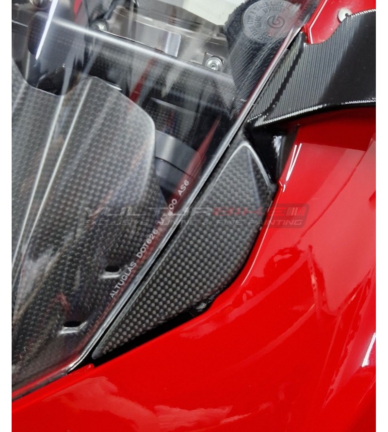 Cover in carbonio per telaietto strumenti - Ducati Panigale V4 2018 / 2023