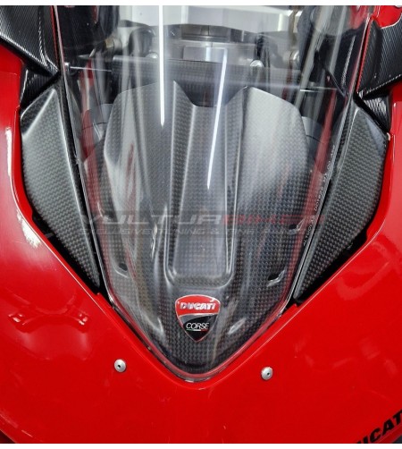 Kohlefaserabdeckung für Instrumentenhilfsrahmen - Ducati Panigale V4 2018 / 2024 