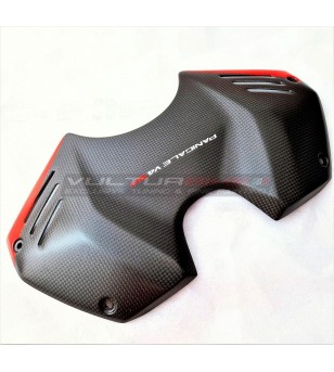 Cover batteria in carbonio design personalizzato - Ducati Panigale V4SP