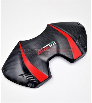 Cover batteria in carbonio design personalizzato - Ducati Panigale V4SP2