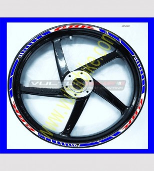 Two-color stickers for motorcycle's wheels - Honda CBR
