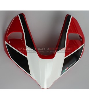 Autocollant design bulle S CORSE blanc noir - Ducati Streetfighter V4 / V2