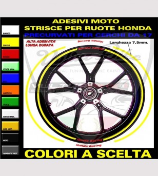 Profili adesivi per cerchi - Honda Racing
