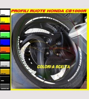 Wheels adhesive profiles - Honda CB1000R
