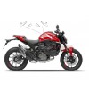 Autocollants de réservoir personnalisables - Ducati Monster 937 