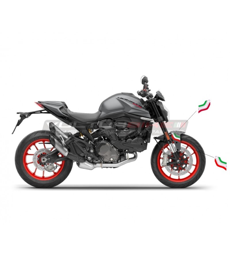 Guardabarros tricolor - Ducati Monster 937