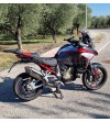 Brushed aluminum effect carbon tank cover - Ducati Multistrada V4 / V4S 