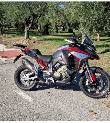 Tankabdeckung aus gebürstetem Aluminiumeffekt - Ducati Multistrada V4 / V4S 