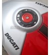 Tapa del depósito de aluminio cepillado - Ducati Panigale / Streetfighter V4 