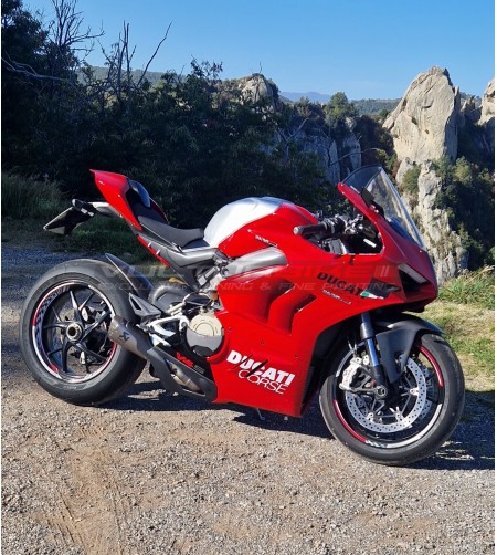 Tapa del depósito de aluminio cepillado - Ducati Panigale / Streetfighter V4 