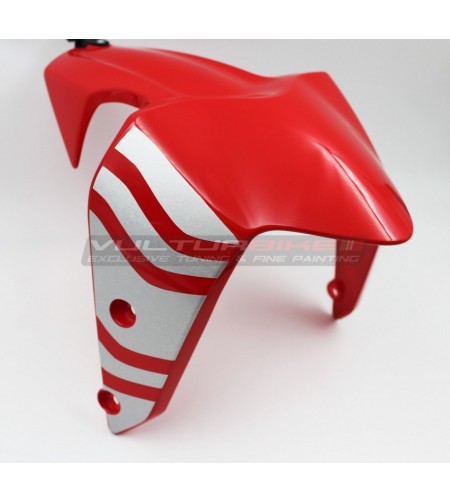 Jeu d’autocollants pour garde-boue avant blanc - Ducati Monster 937