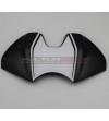 Adesivo bianco-nero per cover batteria - Ducati Panigale V4 2022 / 2023