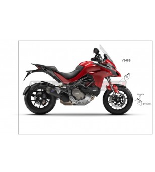 Adesivi personalizzabili per parafango - Ducati Multistrada 1200 / 1260 / 950 / V4 / ENDURO
