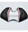 Autocollant blanc-rouge pour couvercle de batterie - Ducati Panigale V4 2022 / 2023