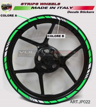 Universal stickers for 17 inch motorcycle's wheels