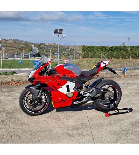 Full fairing yellow red - Ducati Panigale V4 2022 / 2023 