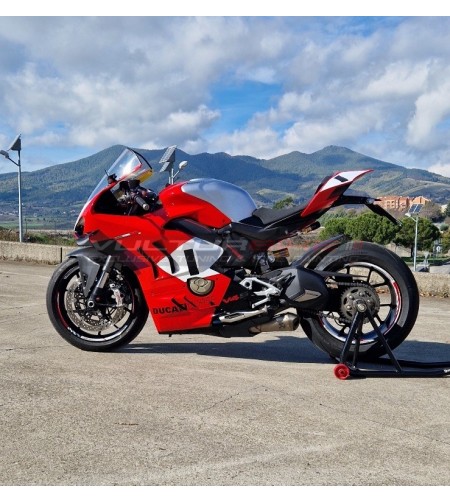 Vollverkleidung gelb rot - Ducati Panigale V4 2022 / 2023 