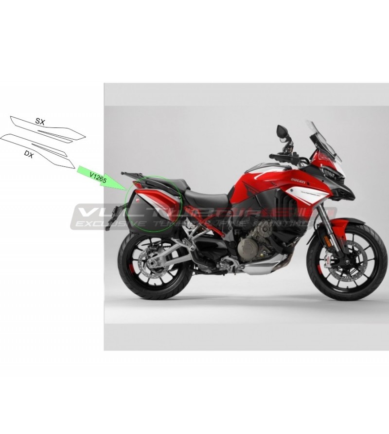 Stickers for side cases - Ducati Multistrada V4 / V4S / Rally